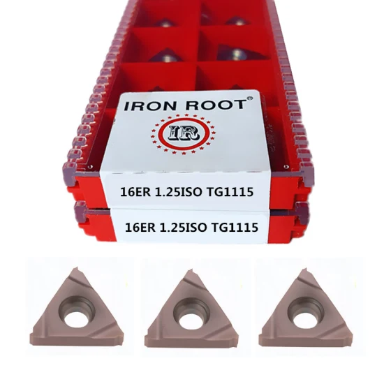 CNC 절삭 공구 16er/IR 1.0/1.25/1.5/1.75/2.0/2.5/3.0/ISO 나노 블루 카바이드 스레딩 인서트